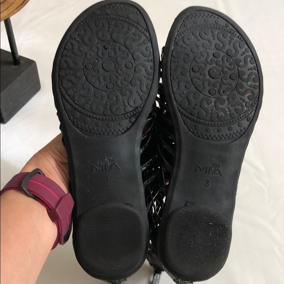 MIA Girl Faux Snake Little Girl Sandals USED - Picture 5 of 7